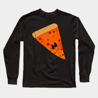 kawaii pizza print | original by. MMJ49 Long Sleeve T-Shirt